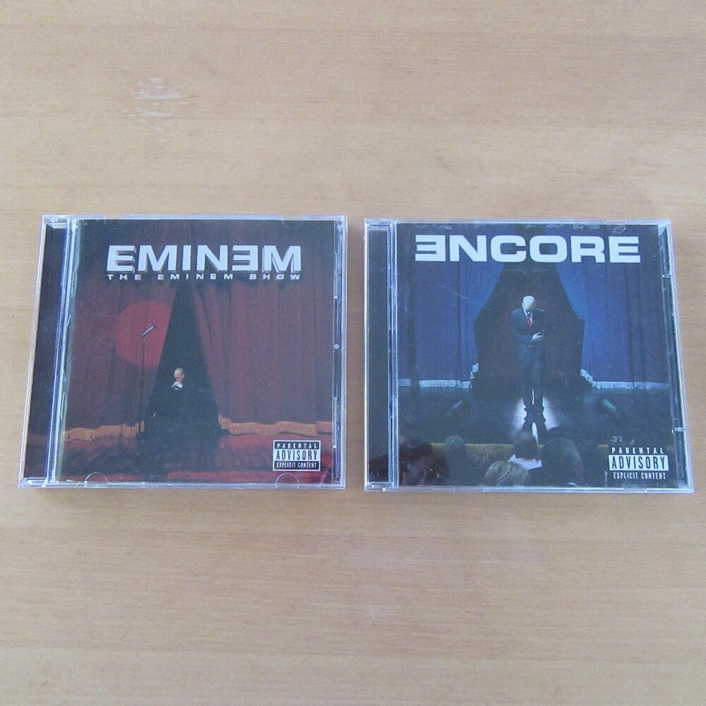 EMINEM 2 CD lot - Encore and The Eminem Show